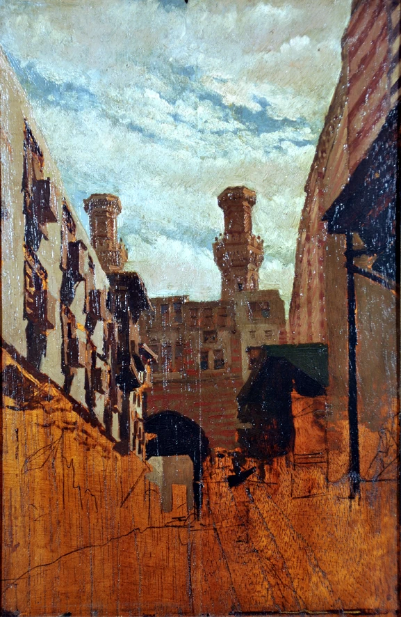 Strada di città araba - Galleria Nazionale d'Arte Moderna, Roma